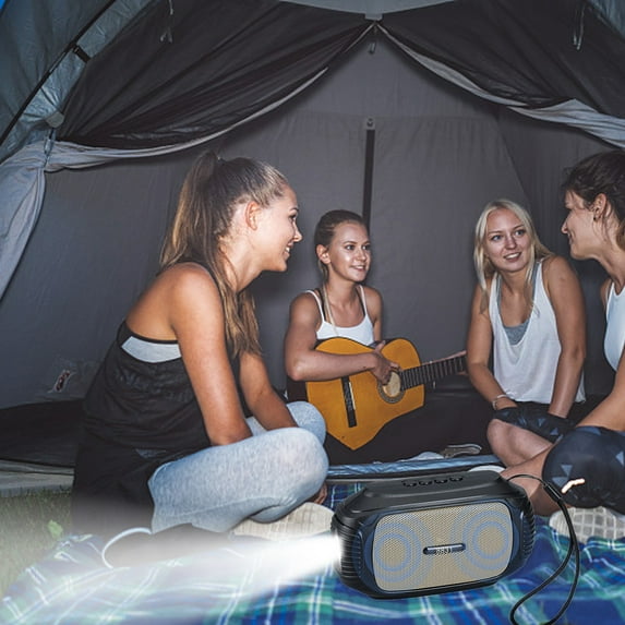 Coollooc Portable Bluetooth Speaker, Speakers Bluetooth Wireless Waterproof with Bluetooth 5.1, Loud Stereo, Deep Bass, for Party, Shower, Birthday and Festival Gift