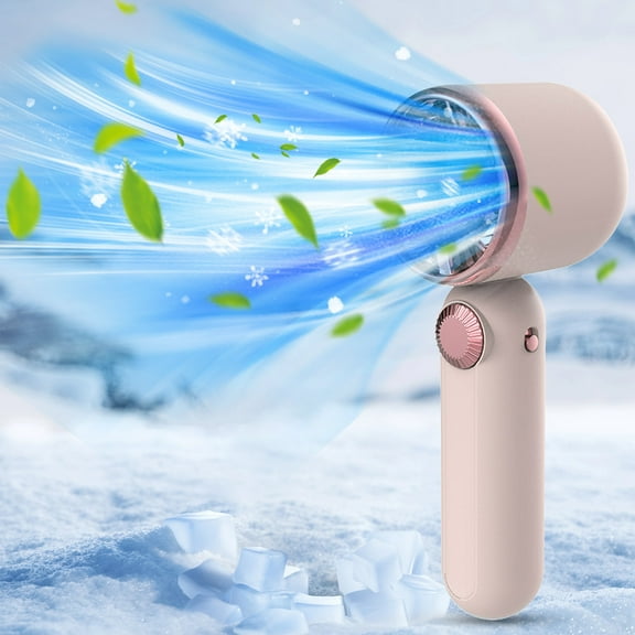 Coollooc Portable Handheld Turbo Fan,4000mAh Battery Rechargeable Personal Mini Fan with 100 Speeds,Digital Display,Gifts for Women Men Camping Travel Outdoor