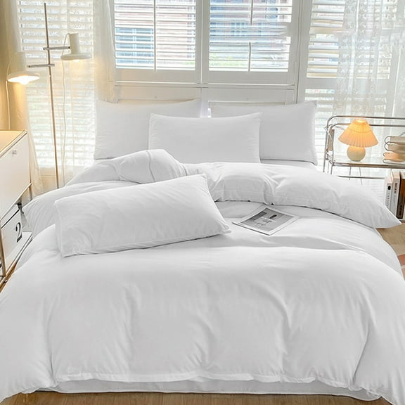 Coollooc Queen Comforter Set - 4 Pieces Reversible Comforters Queen Size Bed Set Bed in a Bag with 1 Comforter, 1 Sheets, 2 Pillowcases