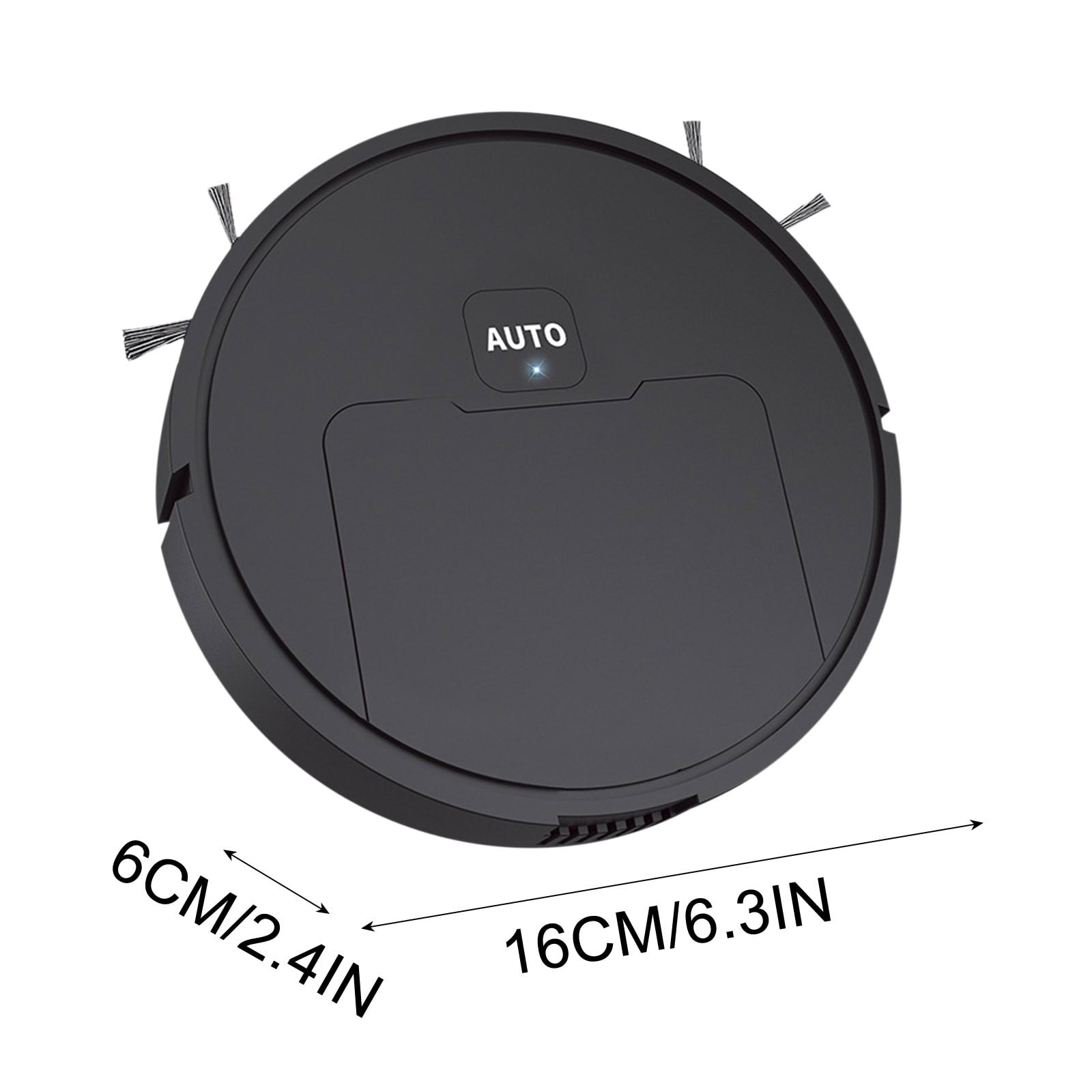 Coollooc Robot Vacuum and Mop Combo, 3 in 1 Cleaning Sweeping and Sucking Robot Vacuum Cleaner, Household Intelligent Thin Robot Vacuum, Low-Noise, for Hard Floor, Pet Hair Daily Use