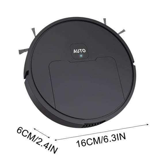 Coollooc Robot Vacuum and Mop Combo, 3 in 1 Cleaning Sweeping and Sucking Robot Vacuum Cleaner, Household Intelligent Thin Robot Vacuum, Low-Noise, for Hard Floor, Pet Hair Daily Use