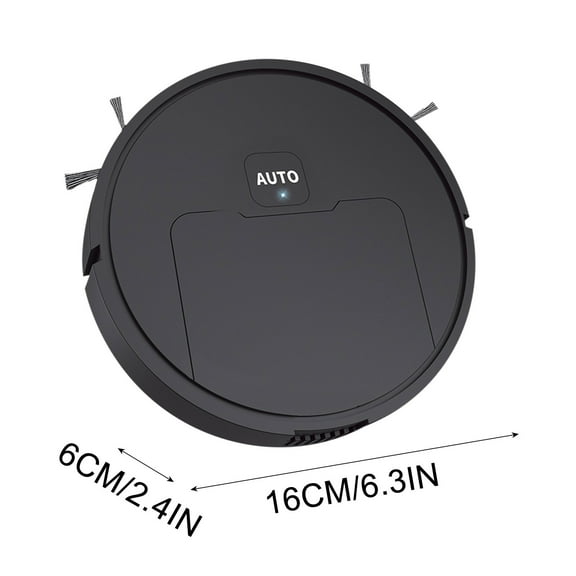 Coollooc Robot Vacuum and Mop Combo, 3 in 1 Cleaning Sweeping and Sucking Robot Vacuum Cleaner, Household Intelligent Thin Robot Vacuum, Low-Noise, for Hard Floor, Pet Hair Daily Use