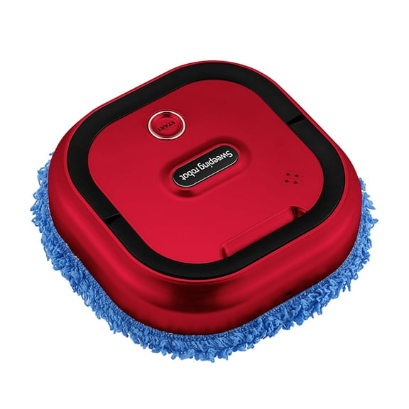 Coollooc Robotic Vacuum Cleaner with Schedule, 2 in 1 Mopping Robot Vacuum with Watertank and Dustbin, Slim, Ideal for Hard Floor, Pet Hair, Carpet
