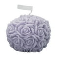 thumbnail image 1 of Coollooc Rose Ball Shaped Aesthetic Scented Candle,380G Handmade Spherical Rose Flower Soy Wax Aroma Art Decorative Candle for Table Photo Prop,Prefect Gift for Meditation Stress Relief Mood Boosting, 1 of 6