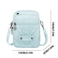 thumbnail image 1 of Coollooc Small Crossbody Bag for Women, Mini Phone Purses with Crossbody Strap and Wallet, Cute Design Leather Cellphone Bag Small Wallet Purses with Strap for Women Shoulder Bags(Blue), 1 of 6