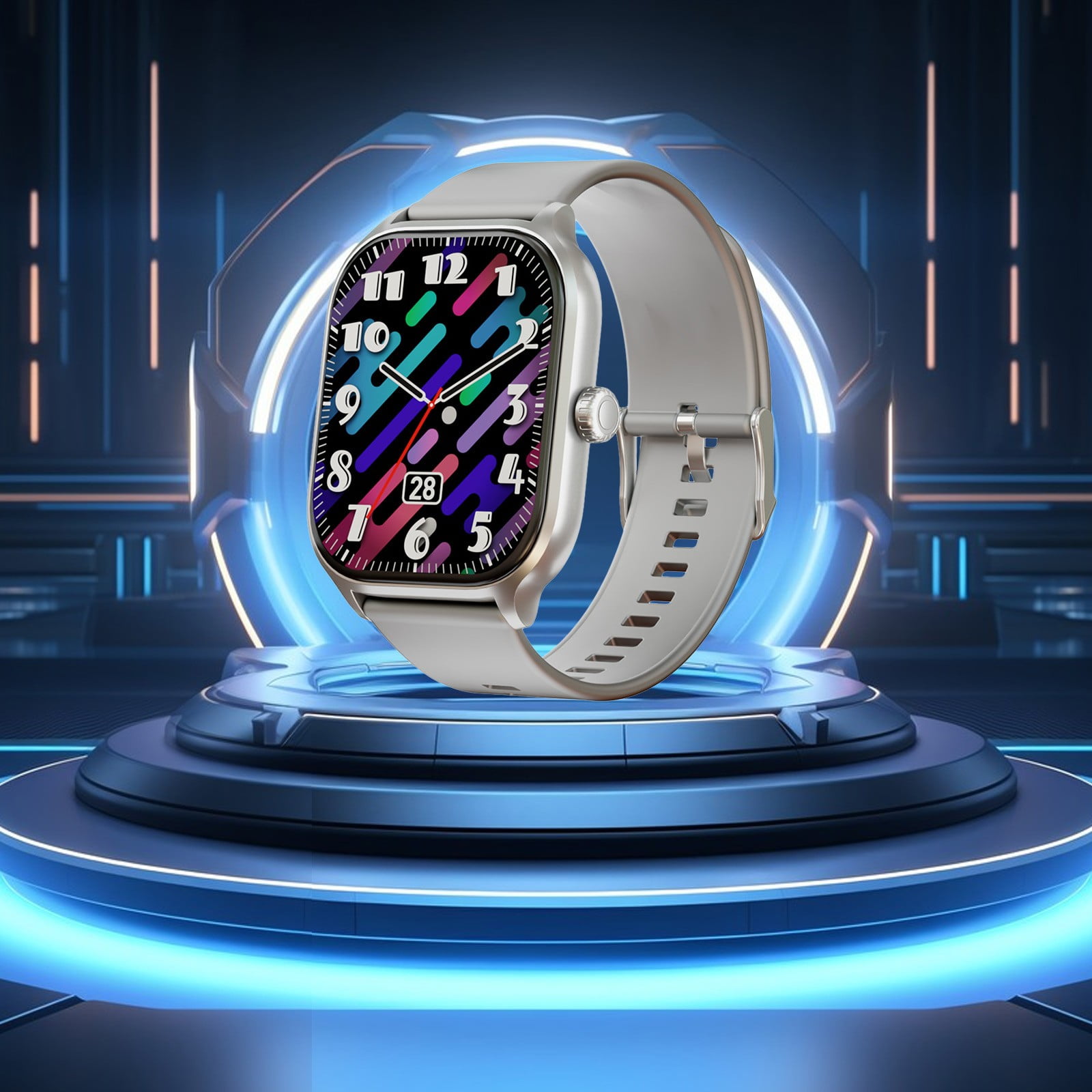 Coollooc Smart Watch for Men Answer Make Calls Quick Text Reply AI Voice Smartwatch for Android Phones iPhone Samsung Compatible IPX4 Fitness Tracker Heart Rate Walmart