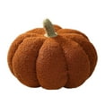 thumbnail image 1 of Coollooc Stuffed Pumpkin Fluffy 8 inch Halloween Pumpkins Plush Toys Soft Pumpkin Throw Pillow Gifts for Home Decoration Party Favors 7.87x4.72in(Brown), 1 of 9