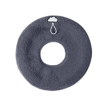 Coollooc Toilet Seat Cushion, Household Four Seasons Universal Toilet Seat Thickened with Handle Winter Toilet Ring Washable Sets Wear Knitted Toilet Seat Mat