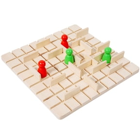 Coollooc Wall Trap | Quoridoor | 8.5"x8.5", Premium Plywood | 2-4 Players Table Top Wooden Board Game