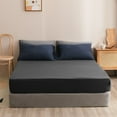 thumbnail image 1 of Coollooc Waterproof Mattress Protector Queen, Fitted Sheet Style Breathable Mattress Cover with Deep Pocket, Machine Washable Noiseless Bed Cover for Kids Adults Pets, 60'' X 80''(Gray), 1 of 8