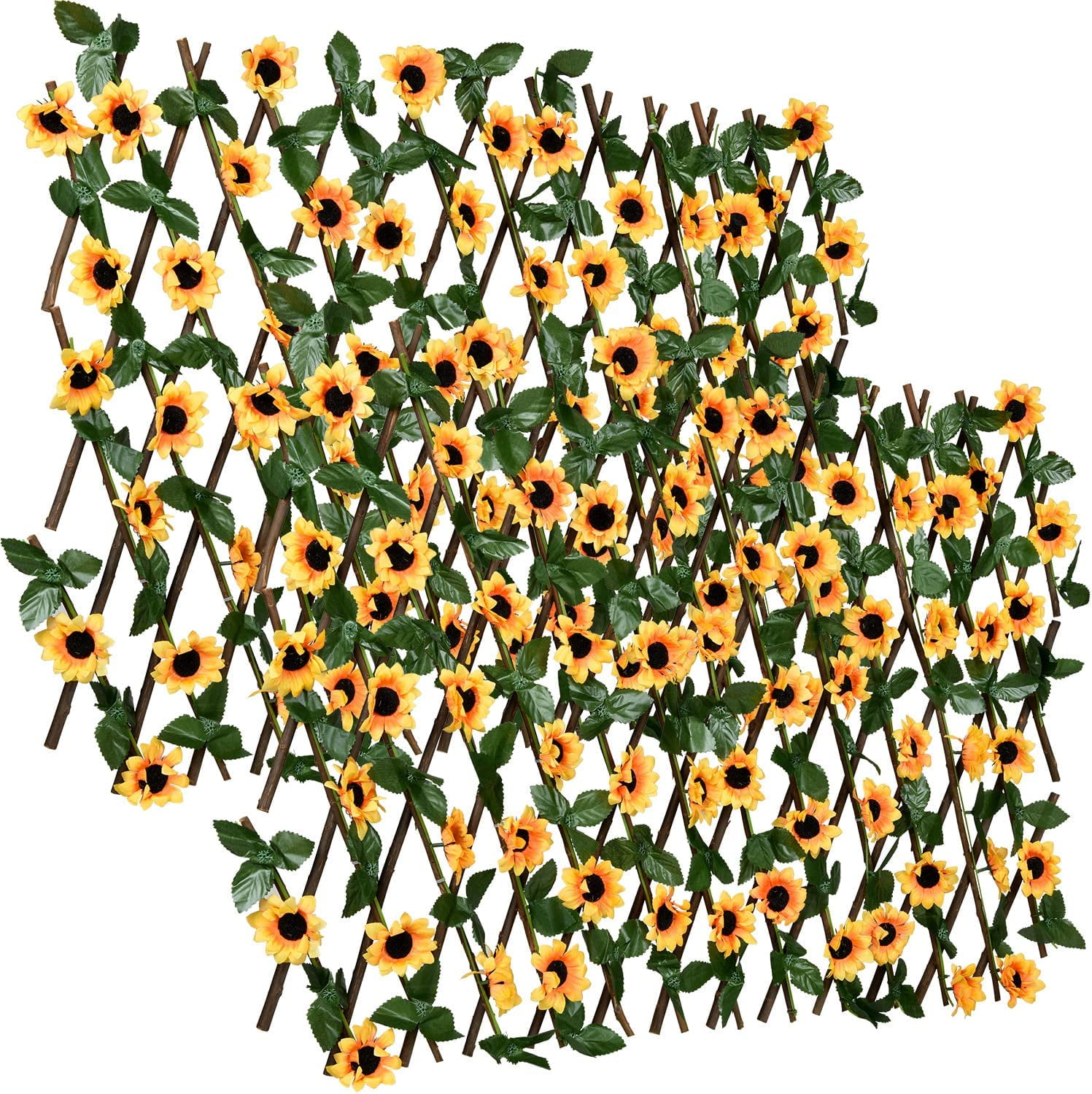 Coolmade 2 Pack 27.5" Expandable Fence Privacy Screen for Balcony Patio