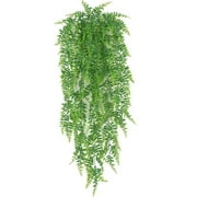 Coolmade 48inch/120cm Artificial Plants Greenery Boston Fern Rattan Fake Hanging Plant Ivy Vine Outdoor Plastic Plants Vines for Safari Jungle Party Decorations Supplies