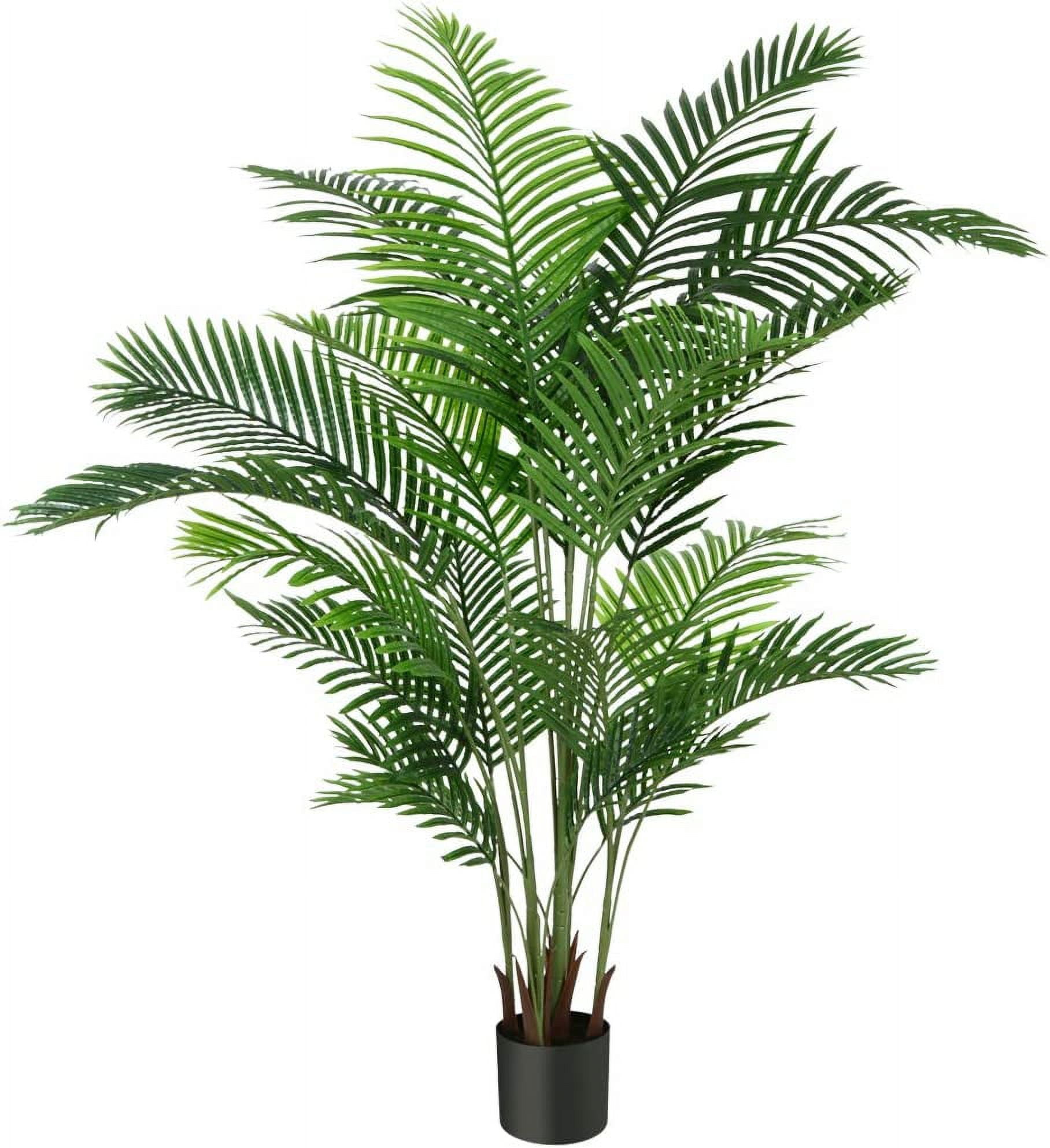 Coolmade 6ft Artificial Areca Palm Plant Fake Tropical Palm Tree