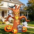 thumbnail image 1 of Coolmade 8ft Halloween Inflatables Decorations Inflatable Dead Tree Outdoor Decorations with LED Lights Built-in Blow Up Yard Decoration Pumpkin Ghost for Halloween Outdoor, 1 of 7