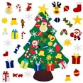 Coolmade DIY Felt Christmas Tree with 30pcs Ornaments, Xmas Gifts for