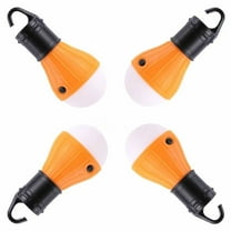 Coolmade LED Lantern Tent Camping Light 4 Pack Portable LED Tent Lamp Emergency Light Bulb Battery Operated 3 Mode Night Light for Backpacking Hiking Fishing Shed Playhouse Indoor Outdoor Activities