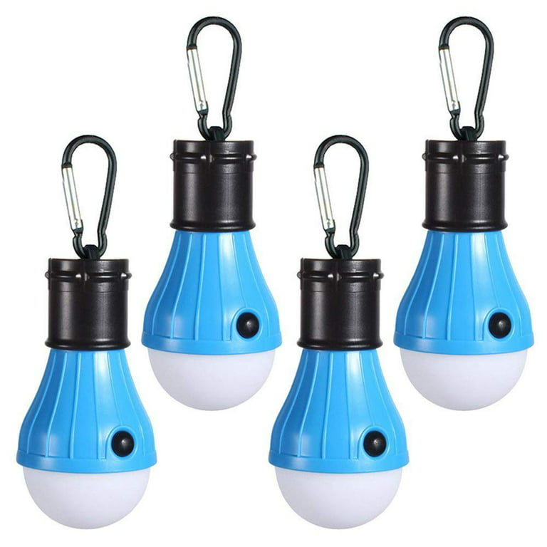 Small Lantern Light Dimmable Blue Indoor Outdoor Portable Hang Battery  Power LED