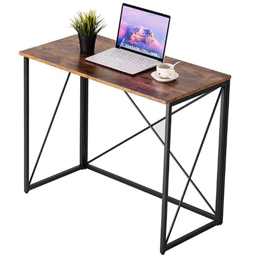 Coolmee 40" Writing Computer Desk Space Saving Foldable Table Folding