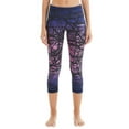 thumbnail image 1 of Coolmg Yoga Pants for Women Capri Running Tights Low Rise Leggings Workout Gym with Hidden Pockets, 1 of 3