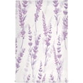 thumbnail image 1 of Coolnut 1 Pack Beautiful Violet Lavender Kitchen Towels, Soft Highly Absorbent Dish Towels Reusable Tea Towels Set, 28"x 18", 1 of 6