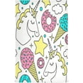 thumbnail image 1 of Coolnut 1 Pack Unicorn and Stars and Ice Cream Kitchen Towels, Soft Highly Absorbent Dish Towels Reusable Tea Towels Set, 28"x 18", 1 of 6