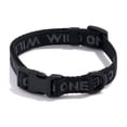 thumbnail image 1 of Wild One Quick-Release Adjustable Dog Collar, Black Reflective, Large/X-Large, 1 of 7