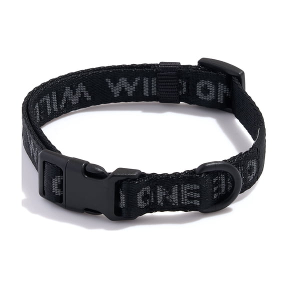 Wild One Quick-Release Adjustable Dog Collar, Black Reflective, Large/X-Large