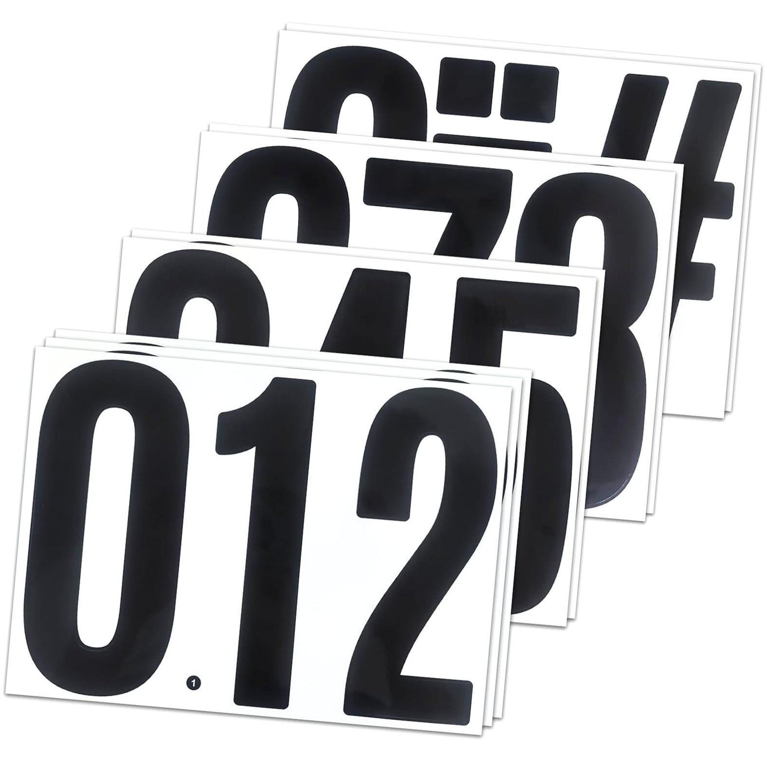 Coolnut 12 7 Inch 0-9 Number Sticker Set, Large and for Display ...
