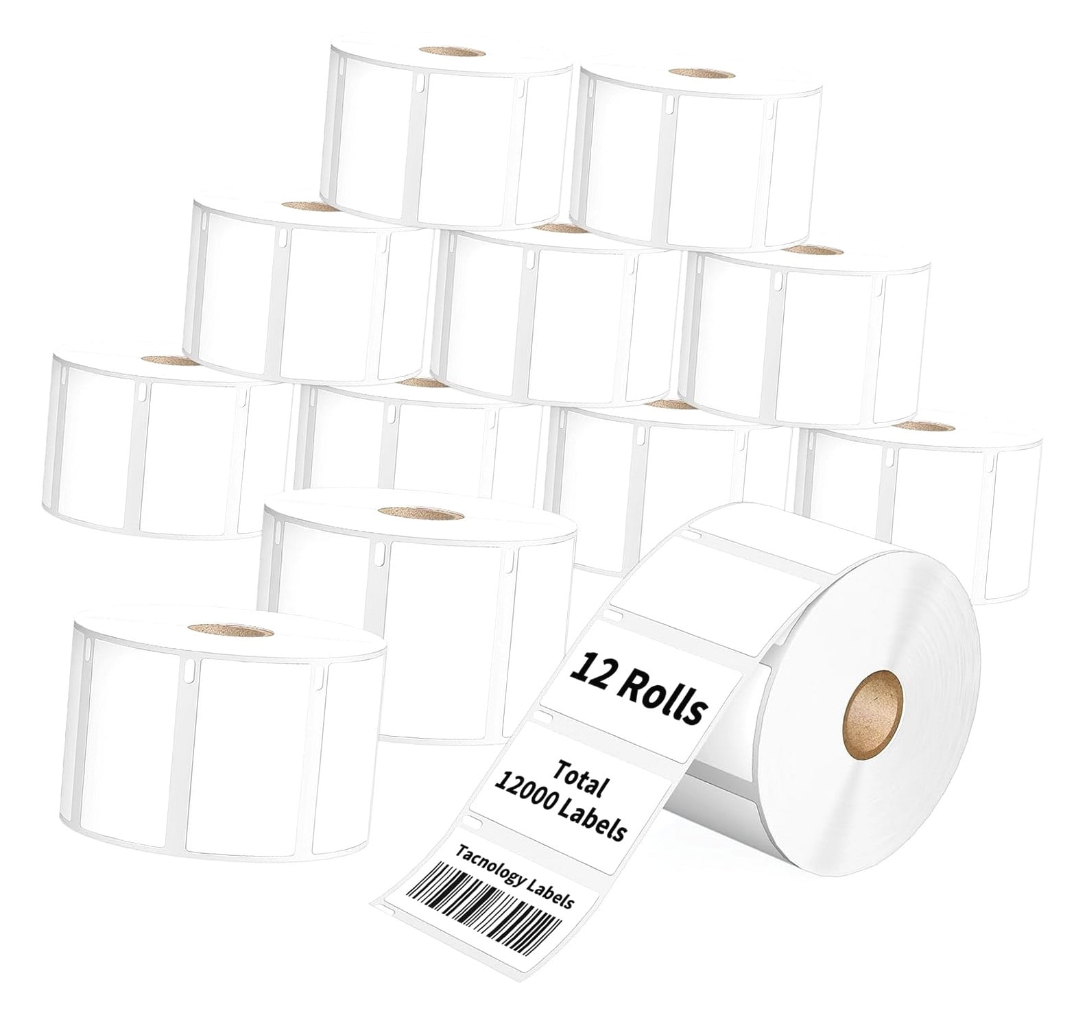 Coolnut 12 Rolls 12000 Labels 2-1/4