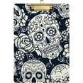 thumbnail image 1 of Coolnut 12"x9" Skull Clipboard A4 Size Standard Size Clipboards Decorative Clipboard with Low Profile Metal Clip for Office, School, Nurses, Students, 1 of 7
