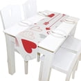 thumbnail image 1 of Coolnut 13"x70" Rectangle Hearts and Arrows Printed Table Runner for Wedding Birthday Holiday, 1 of 5