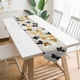 thumbnail image 1 of Coolnut 13"x70" Table Runner, Gold and Black Butterfly Washable Table Cloth Runner for Holiday Home Wedding Table Top Decoration, 1 of 3