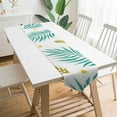 thumbnail image 1 of Coolnut 13"x70" Table Runner, Palm Leaves and Geometric Elements Washable Table Cloth Runner for Holiday Home Wedding Table Top Decoration, 1 of 3