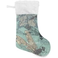 thumbnail image 1 of Coolnut 17.7 Inch Christmas Stockings, 2 PCS Beautiful Dragonflies Presonalized Large Stocking Sock for Family Holiday Xmas Party Decorations, 1 of 7