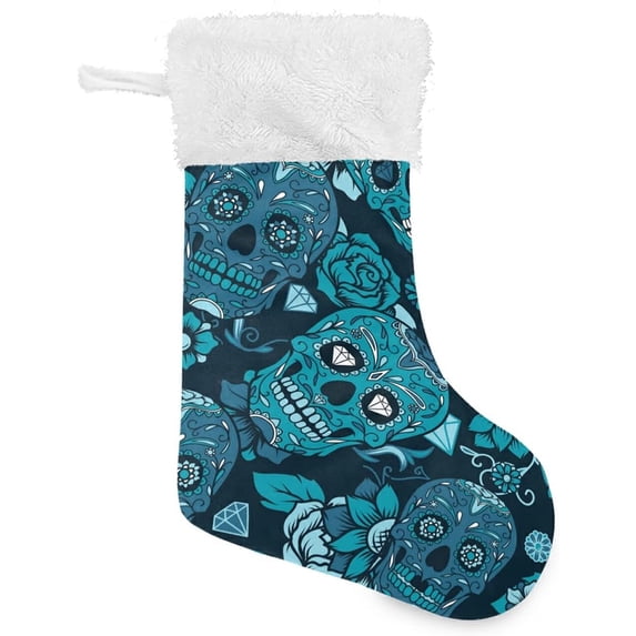 Coolnut 1PCS Christmas Stocking Three Mermaids Xmas Stockings Decoration for Family Holiday Party Ornaments Decor Fireplace, 17.7 x 12 Inch
