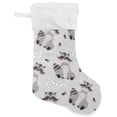 thumbnail image 1 of Coolnut 2 PSC Christmas Stockings Raccoon Cute, 17.7" Xmas Fireplace Santa Socks Christmas Tree Hanging Stockings Decoration for Christmas Holiday Xmas Gift, 1 of 6