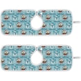 thumbnail image 1 of Coolnut 2 Pack Faucet Dry Mat for Kitchen Sink, Christmas Santa Snowman 14x5 Inch Faucet Drying Mat Absorbent Mat Fast Dry Mat for Kitchen, Bathroom, 1 of 7