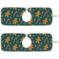 thumbnail image 1 of Coolnut 2 Pack Faucet Dry Mat for Kitchen Sink,Gingerbread Man Green 30x5 Inch Faucet Drying Mat Absorbent Mat Fast Dry Mat for Kitchen, Bathroom, 1 of 7
