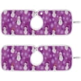 thumbnail image 1 of Coolnut 2 Pack Faucet Dry Mat for Kitchen Sink, Winter Ice Snowman 14x5 Inch Faucet Drying Mat Absorbent Mat Fast Dry Mat for Kitchen, Bathroom, 1 of 7