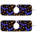 thumbnail image 1 of Coolnut 2 Pack Faucet Mat Splash Guard for Kitchen Sink, Bright Bats and Stars 14x5 Inch Super Absorbent Microfiber Sink Protector Mat, Kitchen Sink Mat Machine Washable Kitchen Sink Accessories, 1 of 7