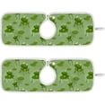thumbnail image 1 of Coolnut 2 Pack Faucet Mat Splash Guard for Kitchen Sink,Cute Cartoon Frogs Lily 30x5 Inch Super Absorbent Microfiber Sink Protector Mat, Kitchen Sink Mat Machine Washable Kitchen Sink Accessories, 1 of 7