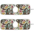 thumbnail image 1 of Coolnut 2 Pack Faucet Mat Splash Guard for Kitchen Sink, Indian Paisley with Flower 14x5 Inch Super Absorbent Microfiber Sink Protector Mat, Kitchen Sink Mat Machine Washable Kitchen Sink Accessories, 1 of 7
