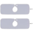 thumbnail image 1 of Coolnut 2 Pack Faucet Mat Splash Guard for Kitchen Sink, Lavender 14x5 Inch Super Absorbent Microfiber Sink Protector Mat, Kitchen Sink Mat Machine Washable Kitchen Sink Accessories, 1 of 7