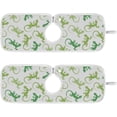 thumbnail image 1 of Coolnut 2 Pack Faucet Mat Splash Guard for Kitchen Sink,Mexican Lizards 30x5 Inch Super Absorbent Microfiber Sink Protector Mat, Kitchen Sink Mat Machine Washable Kitchen Sink Accessories, 1 of 7