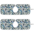 thumbnail image 1 of Coolnut 2 Pack Faucet Mat Splash Guard for Kitchen Sink, Traditional Indian Paisley 14x5 Inch Super Absorbent Microfiber Sink Protector Mat, Kitchen Sink Mat Machine Washable Kitchen Sink Accessories, 1 of 7