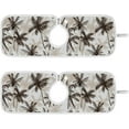 thumbnail image 1 of Coolnut 2 Pack Faucet Mat Splash Guard for Kitchen Sink, Tropical Palm Trees 14x5 Inch Super Absorbent Microfiber Sink Protector Mat, Kitchen Sink Mat Machine Washable Kitchen Sink Accessories, 1 of 7