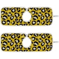 thumbnail image 1 of Coolnut 2 Pack Faucet Mat Splash Guard for Kitchen Sink,Yellow Leopard 30x5 Inch Super Absorbent Microfiber Sink Protector Mat, Kitchen Sink Mat Machine Washable Kitchen Sink Accessories, 1 of 7