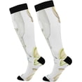 thumbnail image 1 of Coolnut 20-30mmHg Compression Socks for Men & Women Circulation Cute Cartoon Dragon Knee High Compression Stockings - Best Support for Medical, Running, Nursing, Athletic Gift, 1 of 7