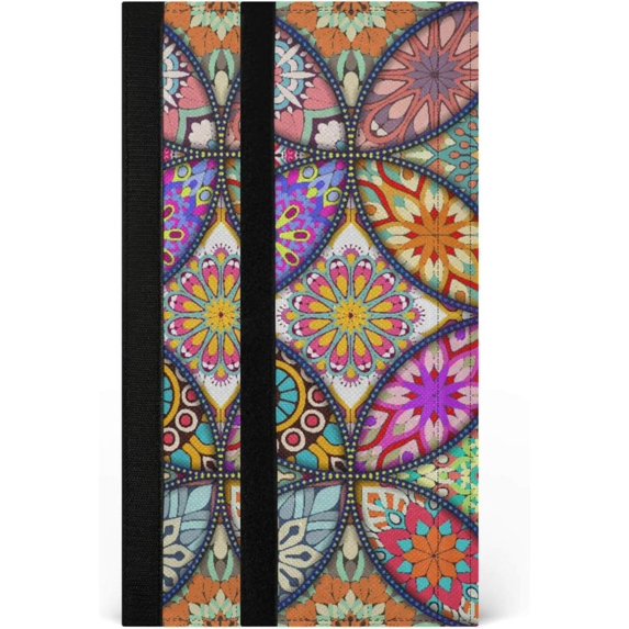 Coolnut Mandala Refrigerator Door Handle Covers, Set of 2 Kitchen Appliance Handle Decoration Cover for Fridge Microwave Oven Dishwasher