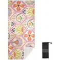 thumbnail image 1 of Coolnut 31"x71" Beach Towel with Travel Bag, Trendy Bohemian Pattern Oversized Sand Free Camping Towel Quick Dry Pool Bath Sport Towels, 1 of 6